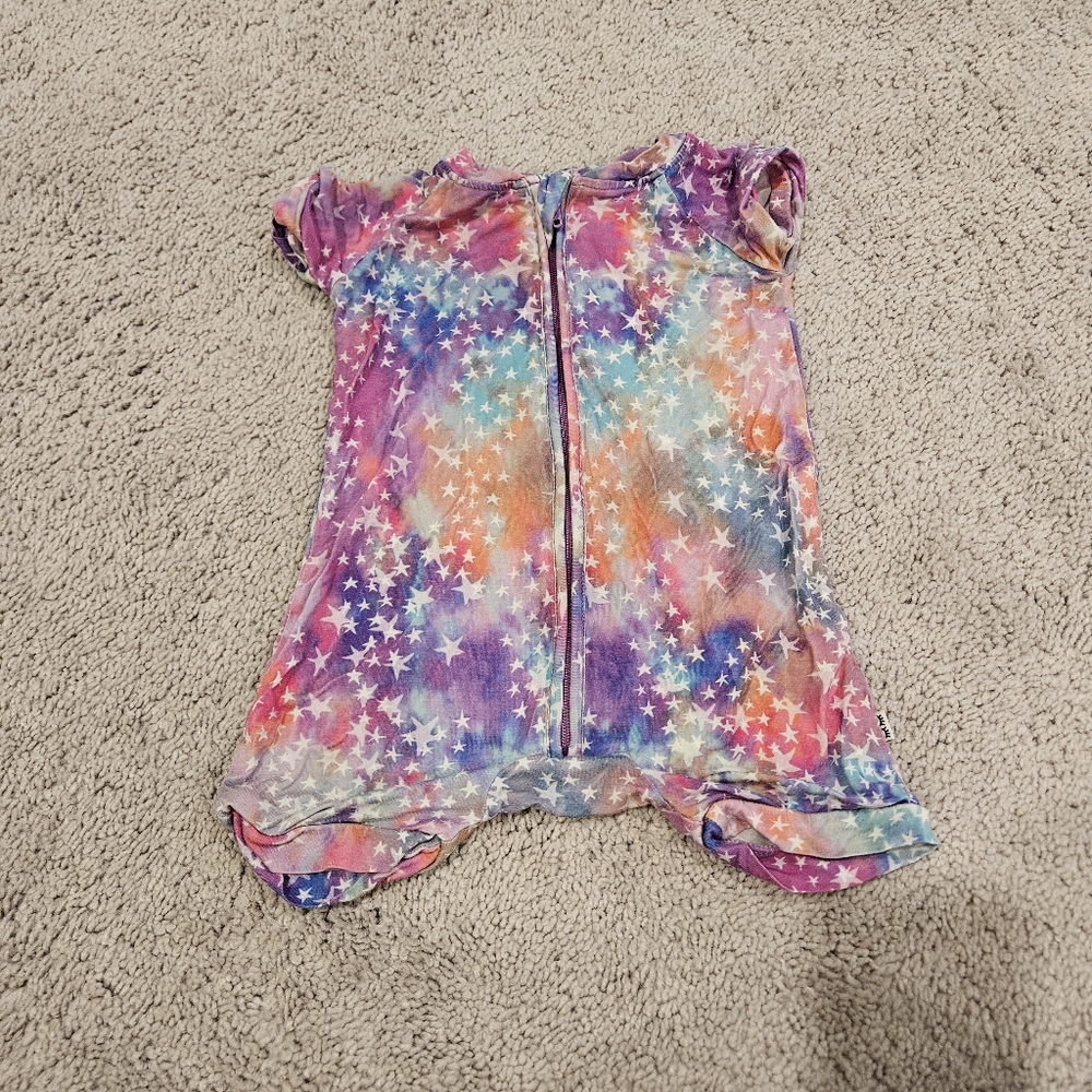 Little Sleepies Stardust Bamboo Shorty Zippy Pajama 3-6M